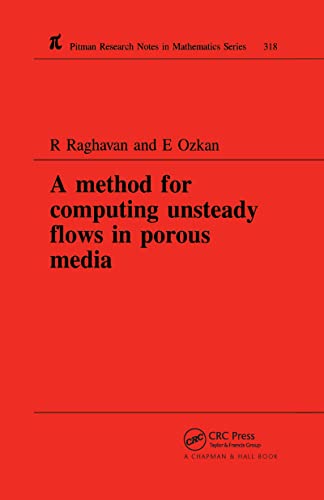 Imagen de archivo de A Method for Computing Unsteady Flows in Porous Media a la venta por Revaluation Books