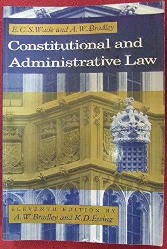 Beispielbild fr Constitutional and Administrative Law zum Verkauf von AwesomeBooks