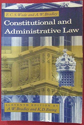 9780582082397: Constitutional and Administrative Law