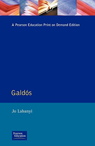 Beispielbild fr Galdos (Modern Literatures In Perspective) zum Verkauf von BooksRun