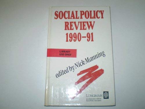 Stock image for Social Policy Review 1990-91 for sale by WorldofBooks