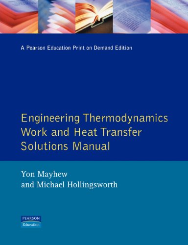 9780582088467: Engineering Thermodynamics Solutions Manual