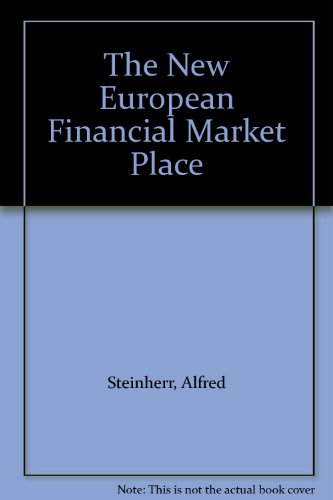 Stock image for The New European Financial Market Place for sale by medimops