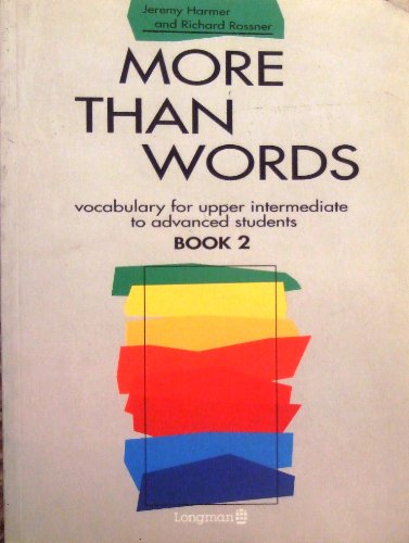 More Than Words Book 2 (9780582092020) by Harmer, Mr Jeremy; Rossner, Richard