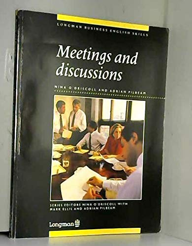 Beispielbild fr Meetings and Discussions 2nd. Edition (Longman Business English Skills) zum Verkauf von WorldofBooks