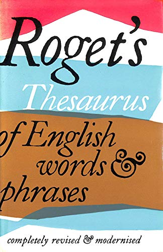 Stock image for Thesaurus of English Words and Phrases for sale by WorldofBooks