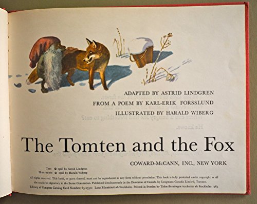 Imagen de archivo de Fox and the Tomten a la venta por ThriftBooks-Atlanta