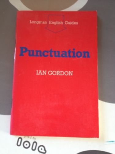 Beispielbild fr Punctuation (English Guides) zum Verkauf von WorldofBooks