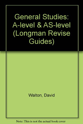 Beispielbild fr General Studies: A-level and AS-level (Longman Revise Guides) zum Verkauf von Reuseabook