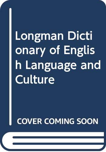 Imagen de archivo de Longman Dictionary of English Language and Culture a la venta por Better World Books Ltd