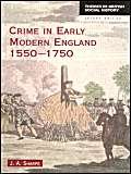 Stock image for Crime in Early Modern England 1550-1750 (Themes In British Social History) for sale by Zoom Books Company