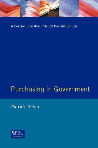 Imagen de archivo de Purchasing in Government (Managing the Public Sector Series) a la venta por WorldofBooks