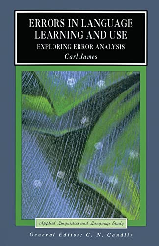 Stock image for Errors in Language Learning and Use : Exploring Error Analysis for sale by Better World Books Ltd