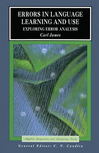 9780582257634: Errors in Language Learning and Use (Applied Linguistics and Language Study)