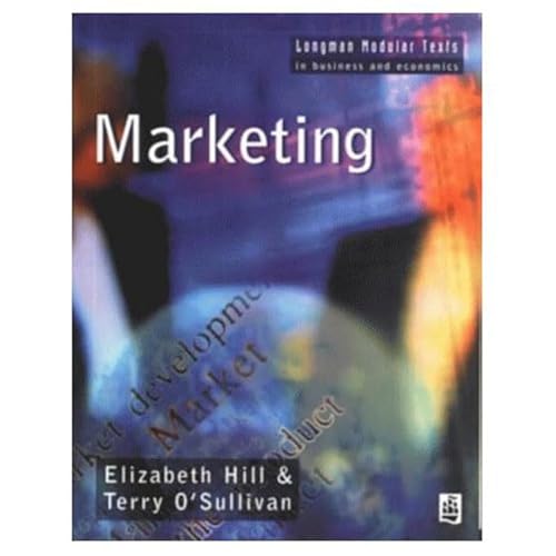 Stock image for Marketing (Modular Texts in Business and Economics Ser.) for sale by Victoria Bookshop