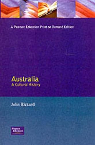 Stock image for Australia : A Cultural History for sale by Better World Books: West