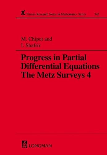 Beispielbild fr Progress in Partial Differential Equations zum Verkauf von Buchpark