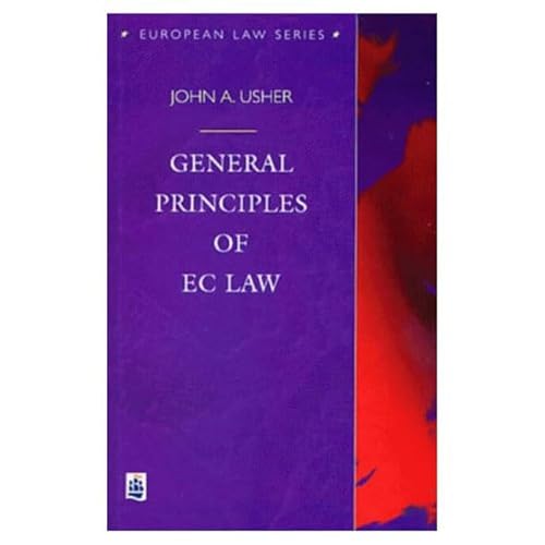 9780582277496: General Principles of European Community Law (European Law Series)
