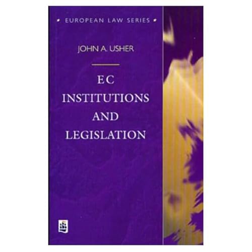 Stock image for Ec Institutions and Legislation for sale by Better World Books Ltd