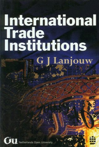Beispielbild fr International Trade Institutions zum Verkauf von Anybook.com