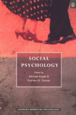 Beispielbild fr Social Psychology (Longman Essential Psychology Series) zum Verkauf von WorldofBooks
