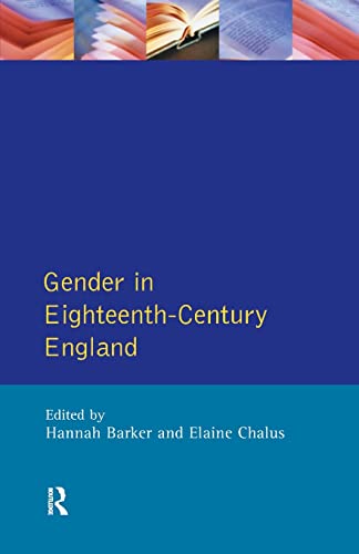 9780582278264: Gender in Eighteenth-Century England