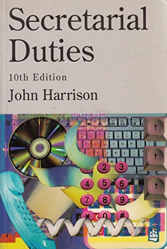 Secretarial Duties 10th Edition - Paper (9780582278448) by John Harrison