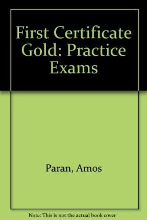 9780582278585: First Certificate Gold Practice Exams Without Key Old Edition