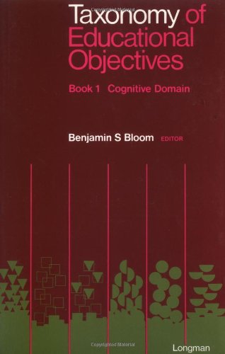 Beispielbild fr Taxonomy of Educational Objectives, Handbook 1: Cognitive Domain zum Verkauf von BooksRun