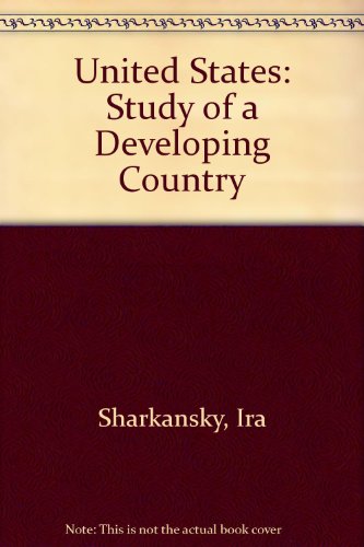 Stock image for United States: Study of a Developing Country for sale by Wonder Book