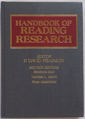 Stock image for Handbook of Reading Research for sale by Better World Books