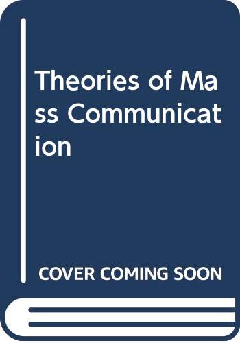 Imagen de archivo de Theories of Mass Communication (4th Edition) a la venta por Anybook.com