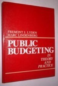 Beispielbild fr Public Budgeting zum Verkauf von Better World Books