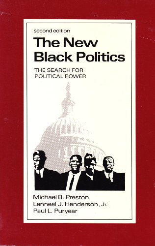 Beispielbild fr The New Black Politics zum Verkauf von Better World Books