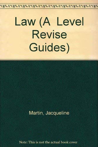 Imagen de archivo de Longman A-level Revise Guide: Law (GCE Geography Revision Guides) a la venta por WorldofBooks