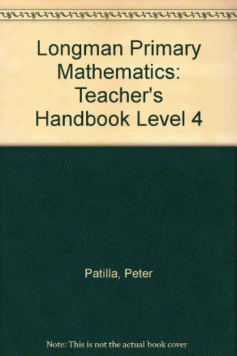 9780582288348: Teacher's Handbook (Level 4) (Longman Primary Mathematics)
