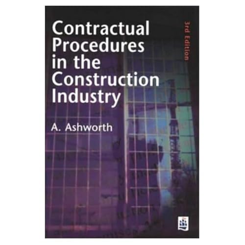 9780582288751: Contractual Procedures in the Construction Industry