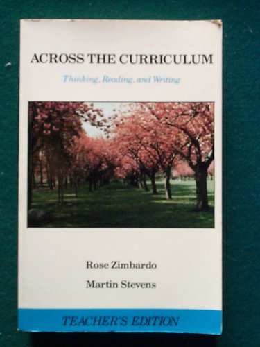 Imagen de archivo de Across the Curriculum: Thinking, Reading, Writing a la venta por beat book shop