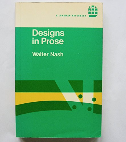 Imagen de archivo de Designs in Prose a la venta por Better World Books