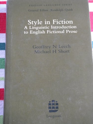 9780582291027: Style in Fiction: A Linguistic Introduction to English Fictional Prose (English Language Series)