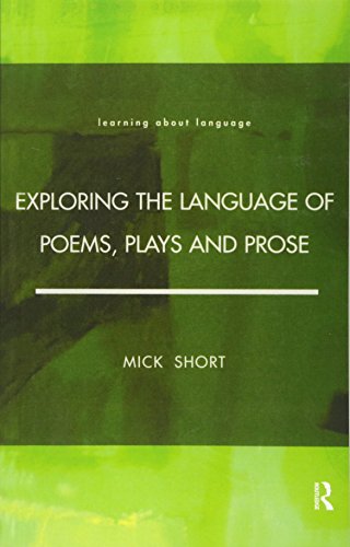 Imagen de archivo de Exploring the Language of Poems, Plays and Prose (Learning About Language) a la venta por SecondSale