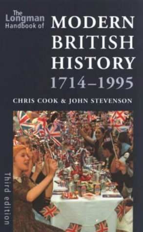 Beispielbild fr Modern British History, 1714-1995 zum Verkauf von Better World Books