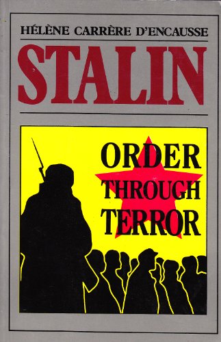9780582295605: Stalin: Order Through Terror (History of the Soviet Union, 1917-1953, Volume 2) (English and French Edition)