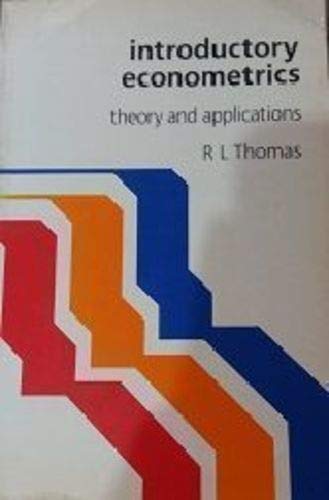 9780582296343: Introductory Econometrics: Theory and Applications