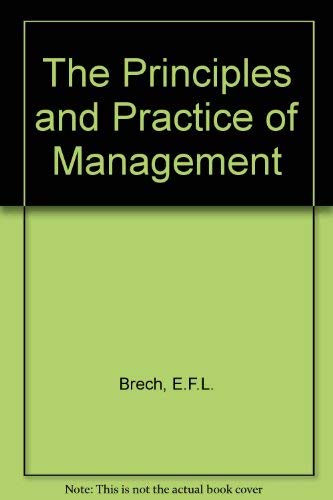 9780582296480: The Principles and Practice of Management