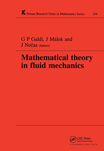 Stock image for Mathematical Theory in Fluid Mechanics for sale by Revaluation Books