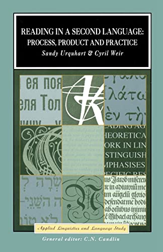 Beispielbild fr READING IN A SECOND LANGUAGE: PROCESS, PRODUCT AND PRACTICE (Applied Linguistics and Language Study) zum Verkauf von AwesomeBooks