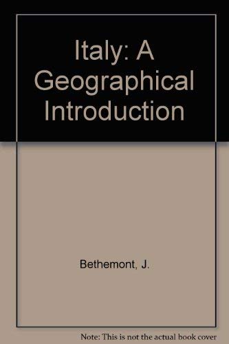 Stock image for Italy : A Geographic Introduction for sale by Better World Books Ltd