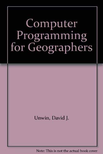 Beispielbild fr Computer Programming for Geographers zum Verkauf von AwesomeBooks