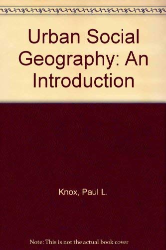 9780582301603: Urban Social Geography: An Introduction